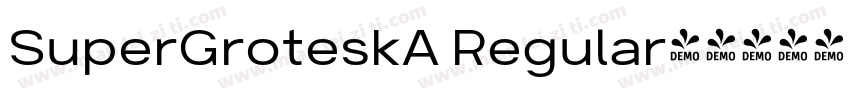 SuperGroteskA Regular字体转换